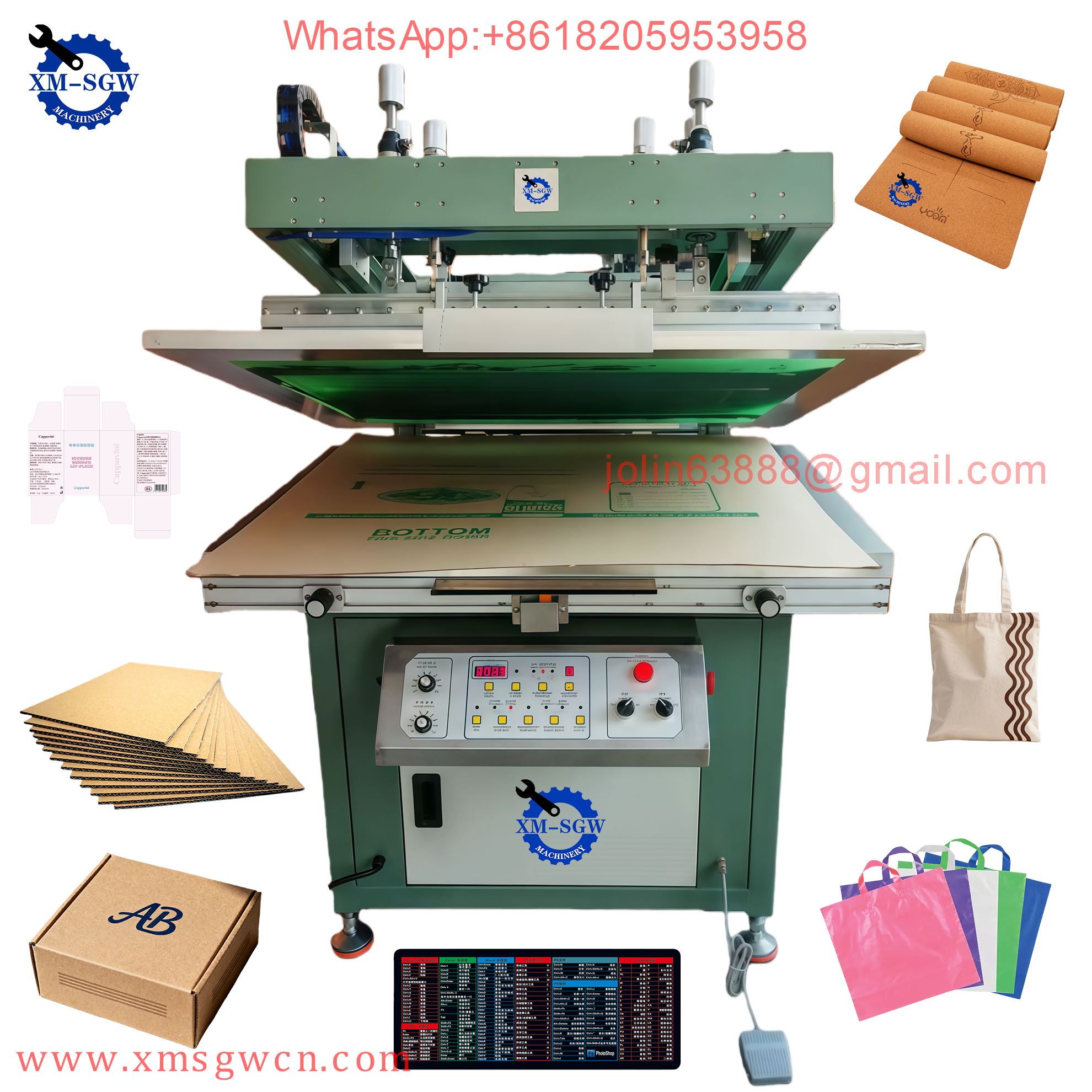 Swing-Arm Large Flatbed Screen Printing Machine: Precision & Efficiency ...