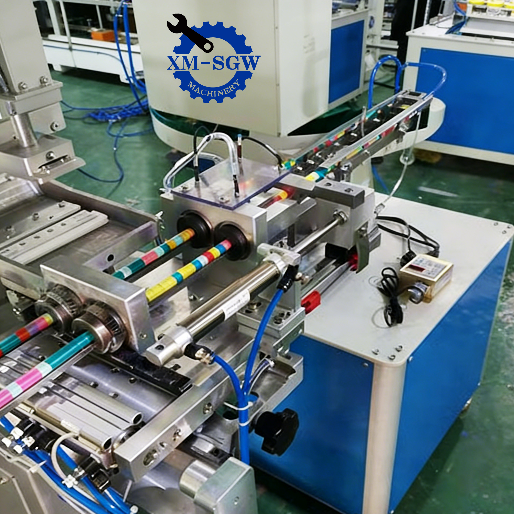 全自动上料四色移印机-自动翻转装置