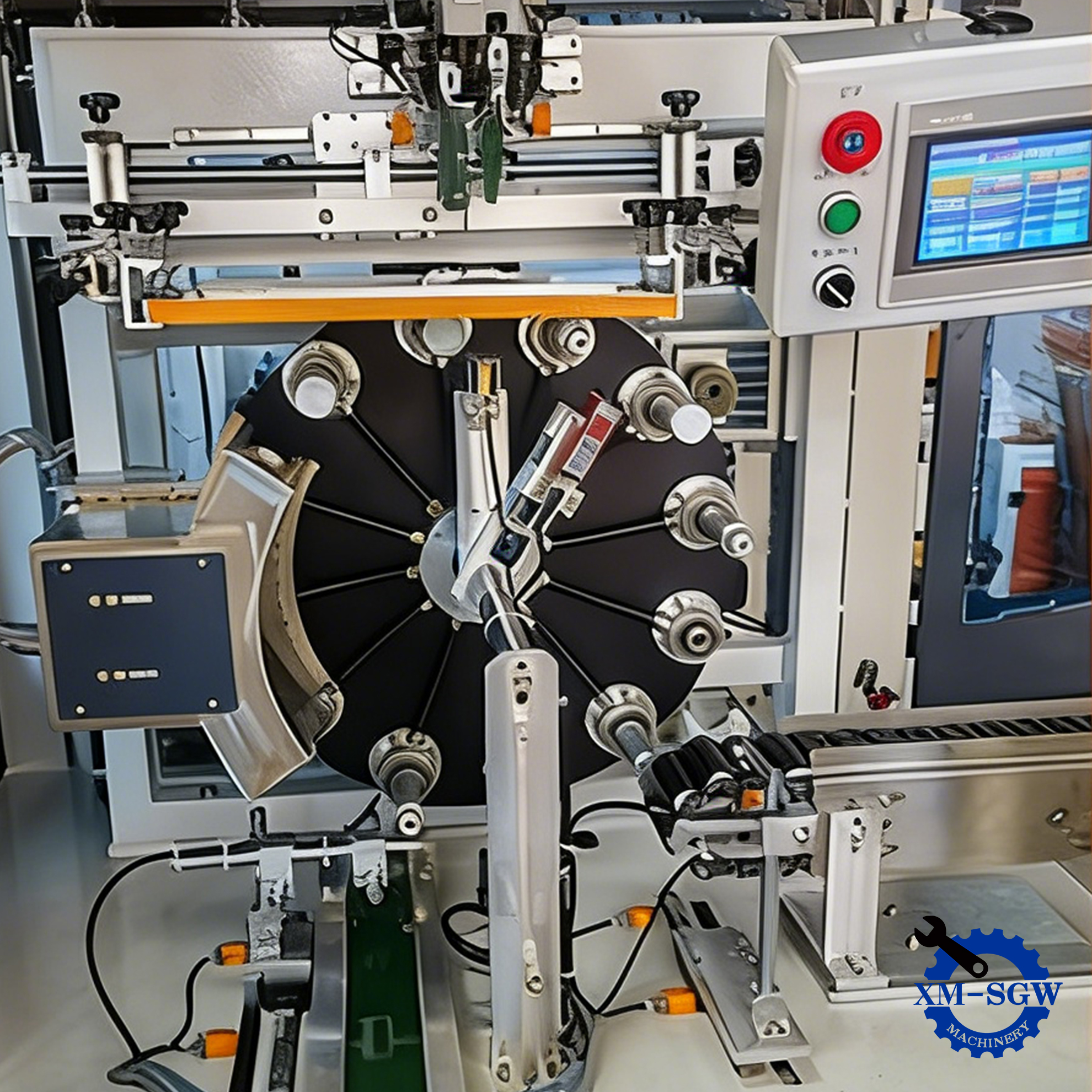 全自动多色丝印机细节1