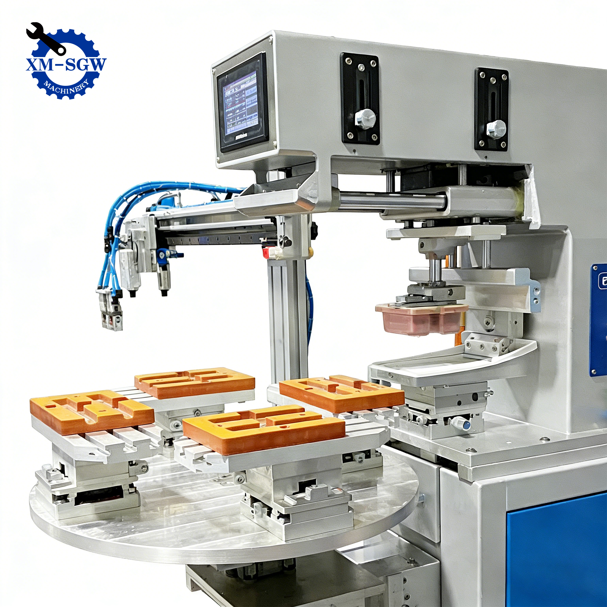 四工位圆盘移印机3