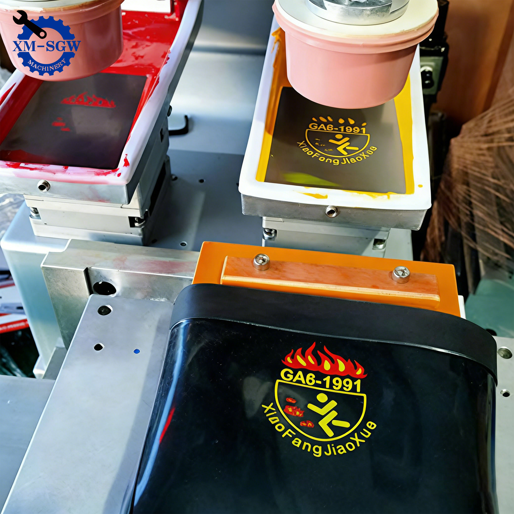 四工位圆盘移印机细节3