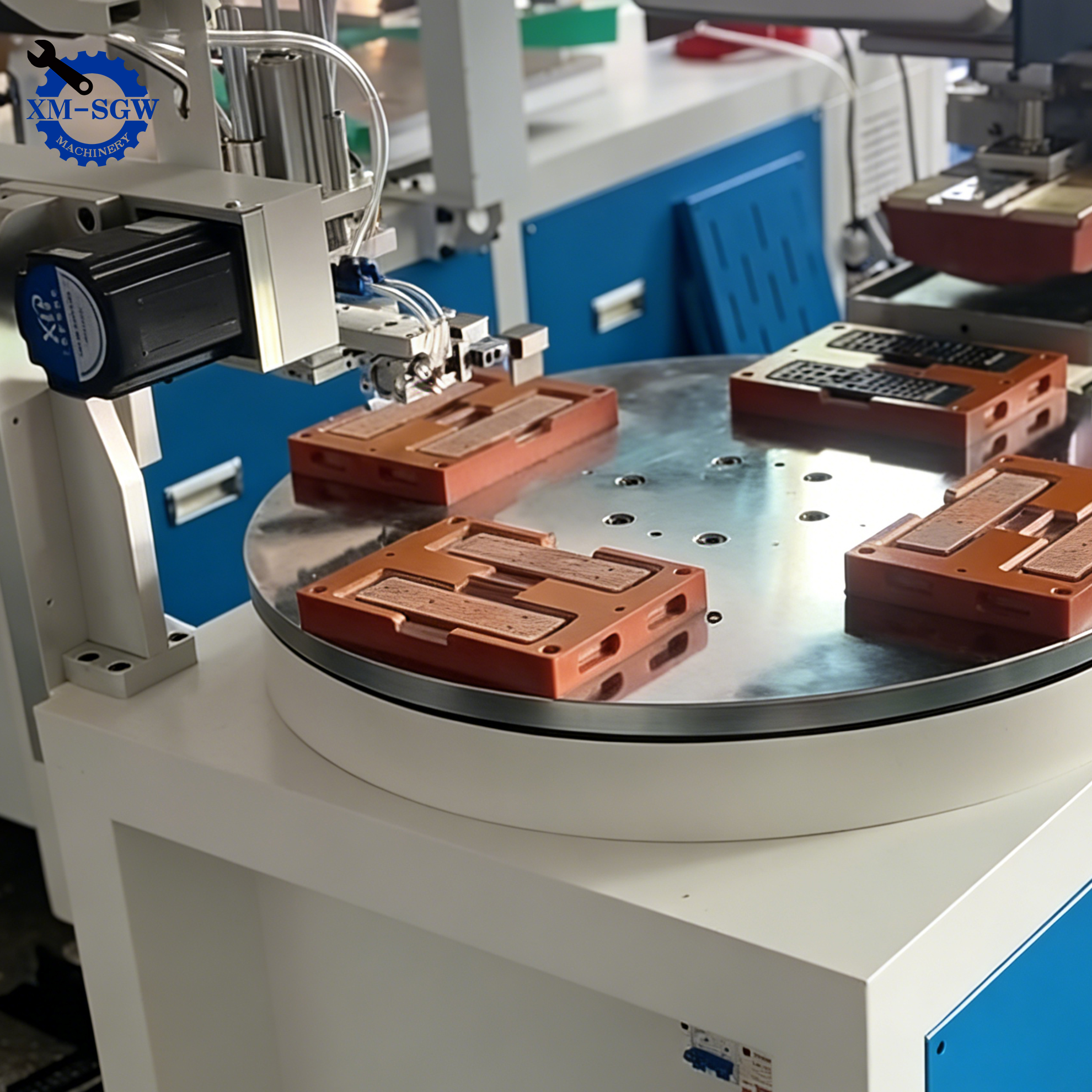 四工位圆盘移印机自动装卸